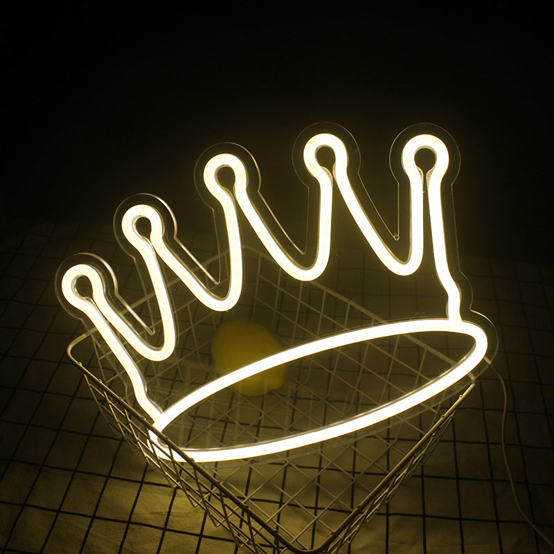 Crown Neon Light
