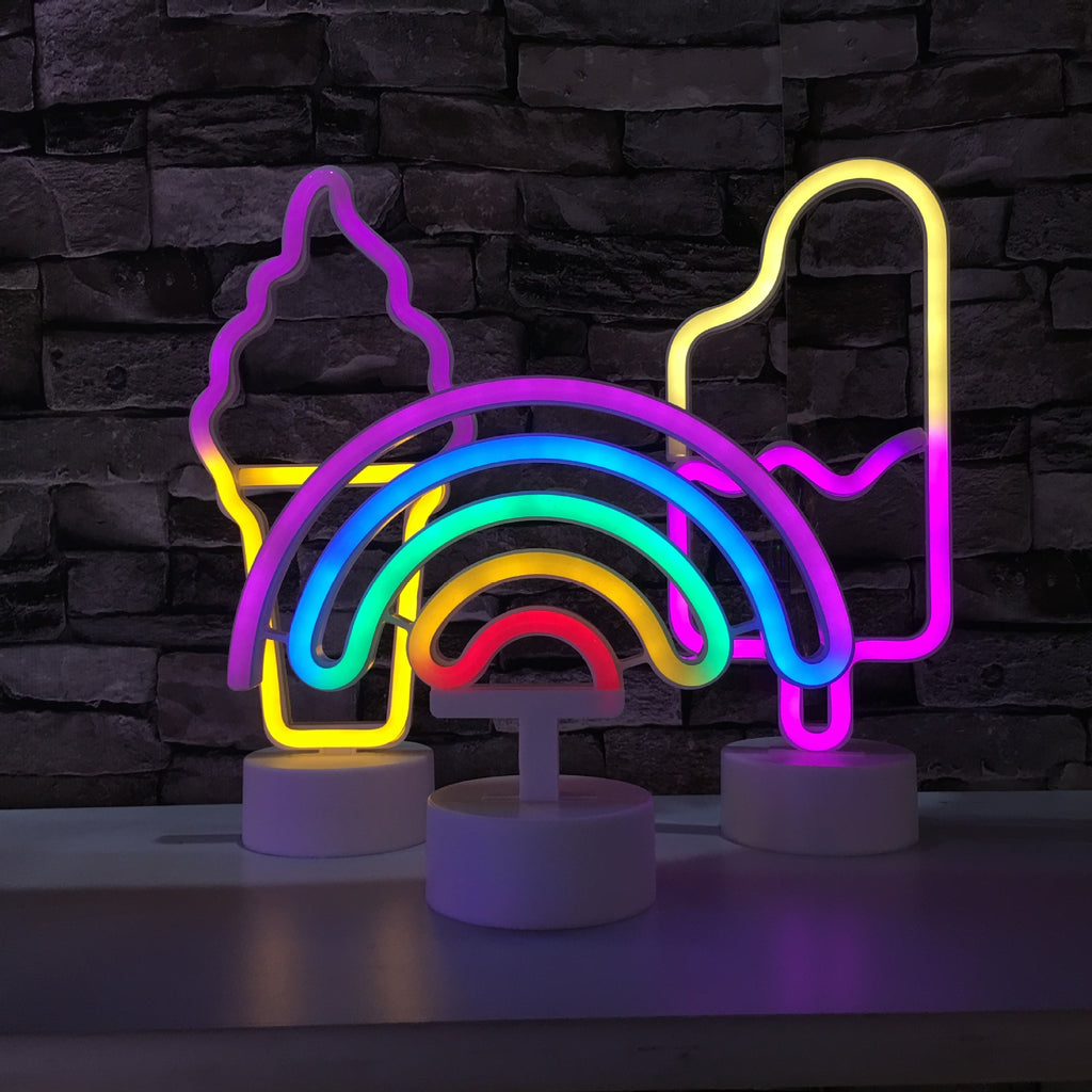 Separate Neon LED Modeling Light Popsicle Ice Cream