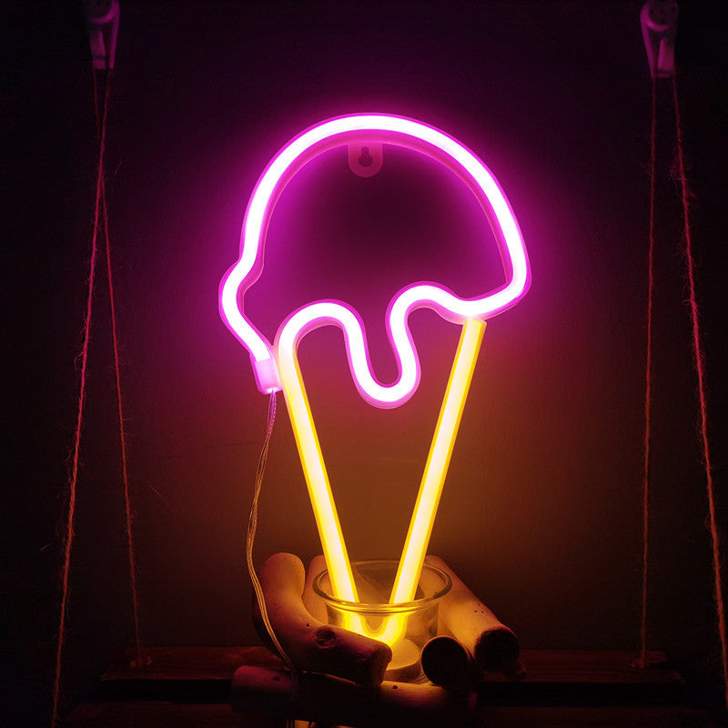 Ice Cream Neon Light