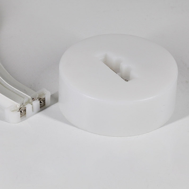 Bedroom Room Layout Romantic Cactus Decoration Neon Light