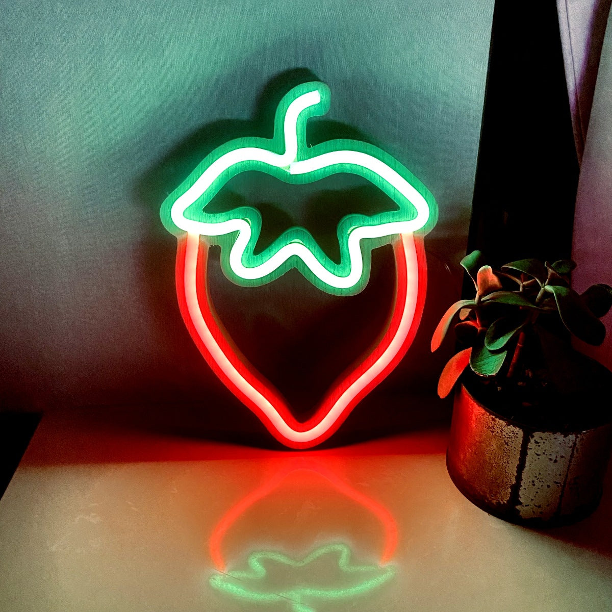 Strawberry Neon Light Led