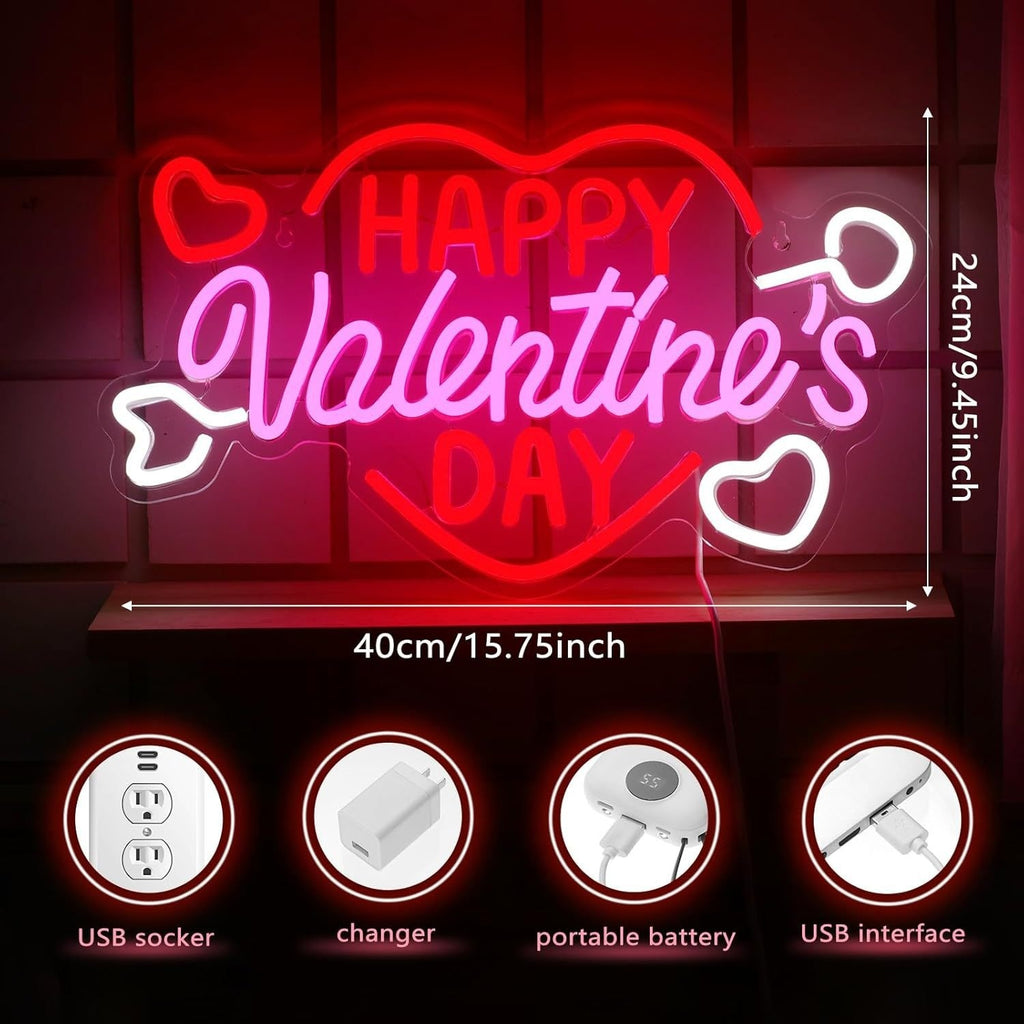 Happy Valentine's Day Neon Light