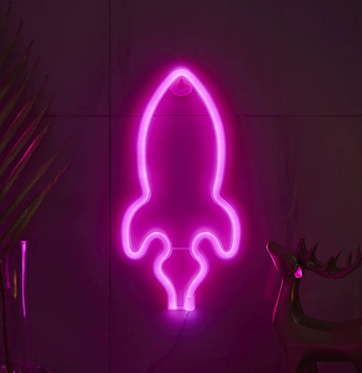 LED Butterfly Alien Planet Neon Decorative Night Light