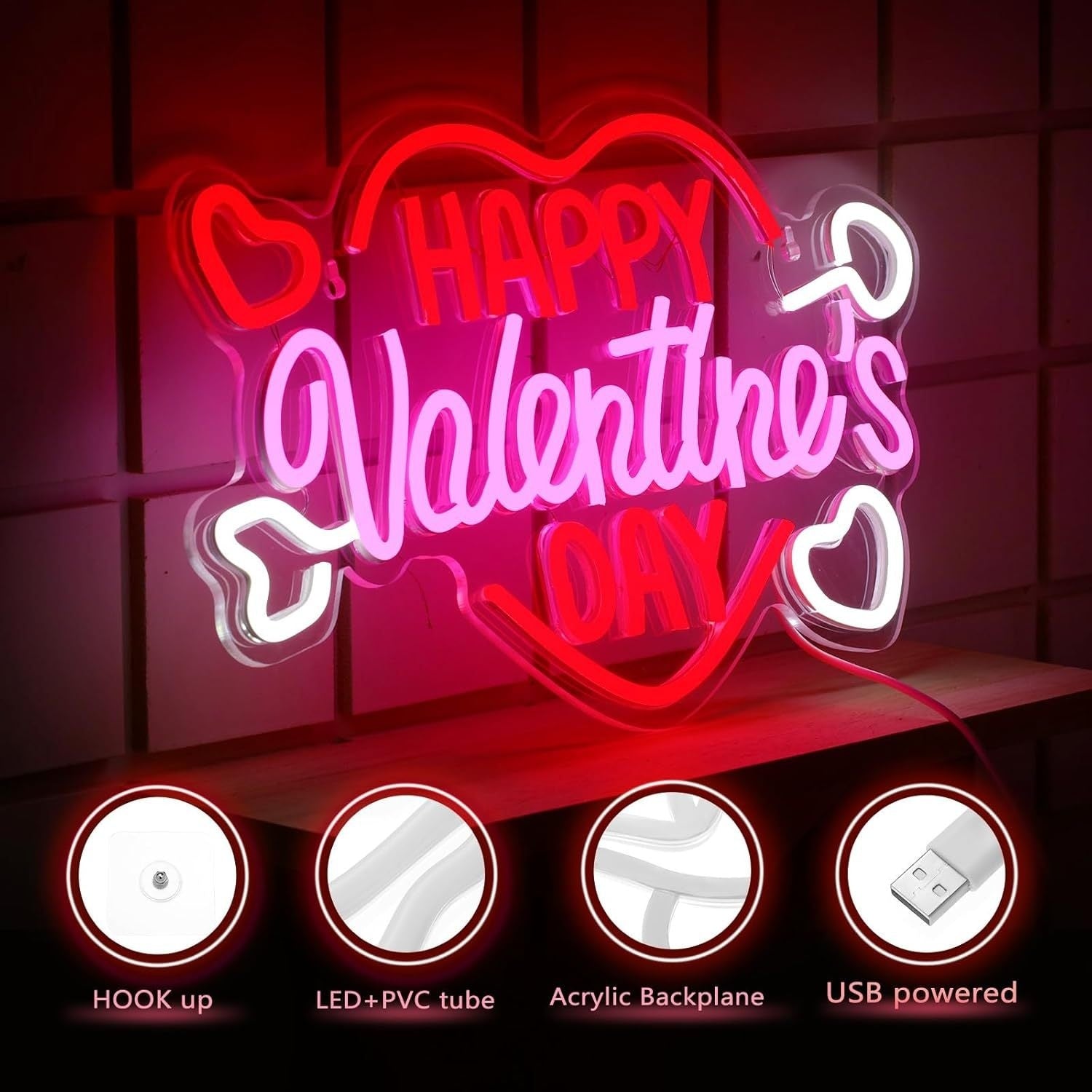 Valentine's Day Neon Light