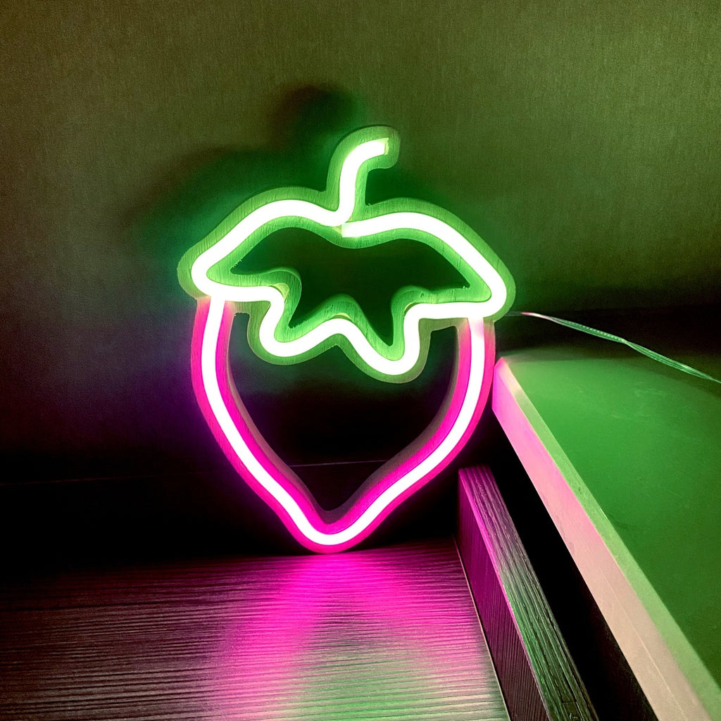 Strawberry Neon Light Led