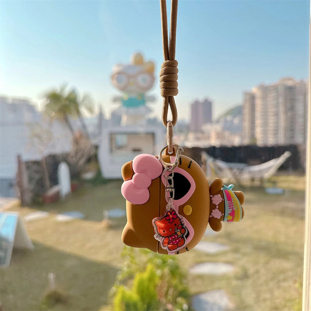 Beach 3D Cute Airpods Case