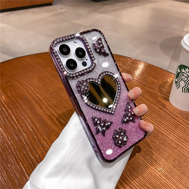 Heart Love Mirror Phone Case