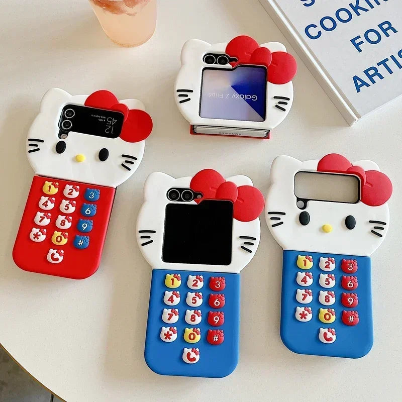 Kawaii Calculator Phone Case For Samsung Galaxy Z Flip