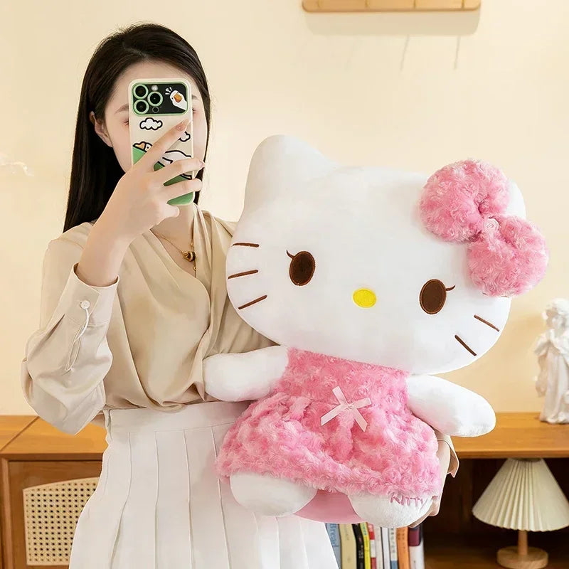 Pink Kawaii Rose Plushie