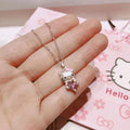 Kawaii Pink Crystal Necklace