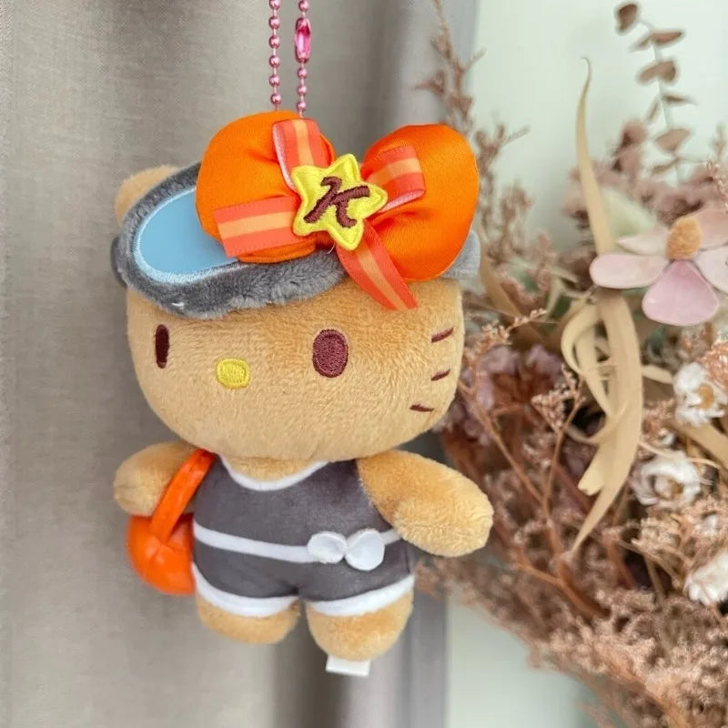 Summer Pool Beach Plush Keychain Pendant