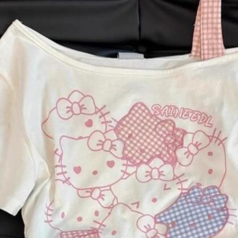 T Shirt Cotton Blend For Girls Kids Tops