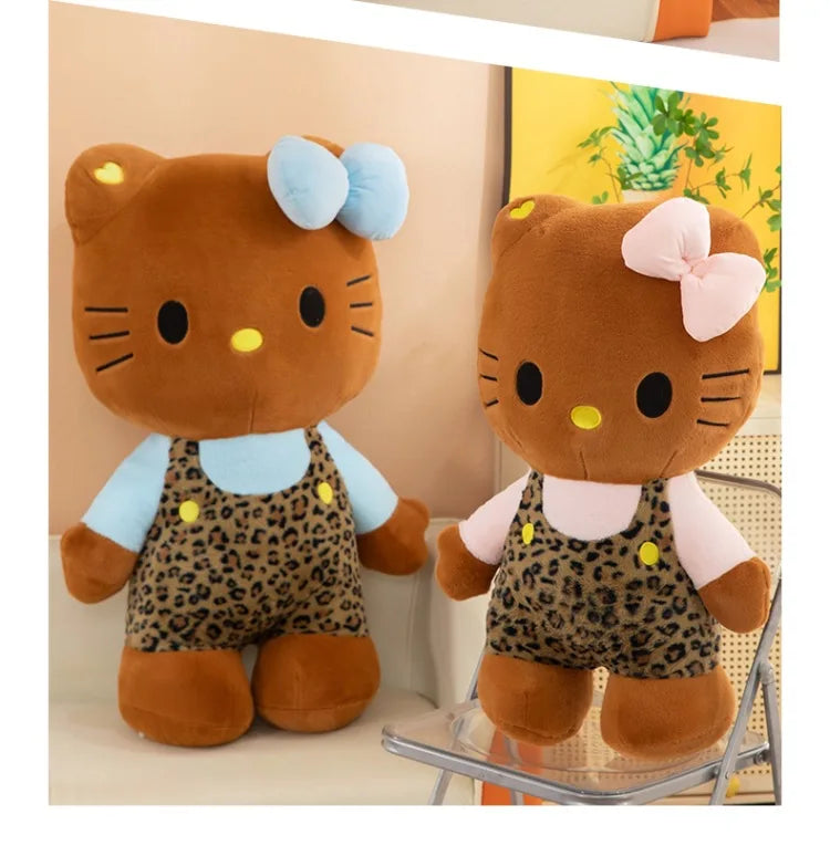 Leather Leopard Print Plushie