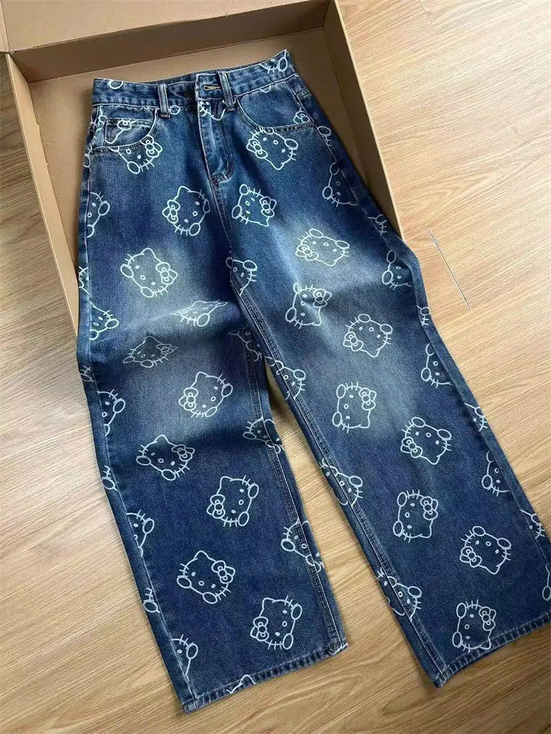 Kawaii Y2K Denim Jean Pants