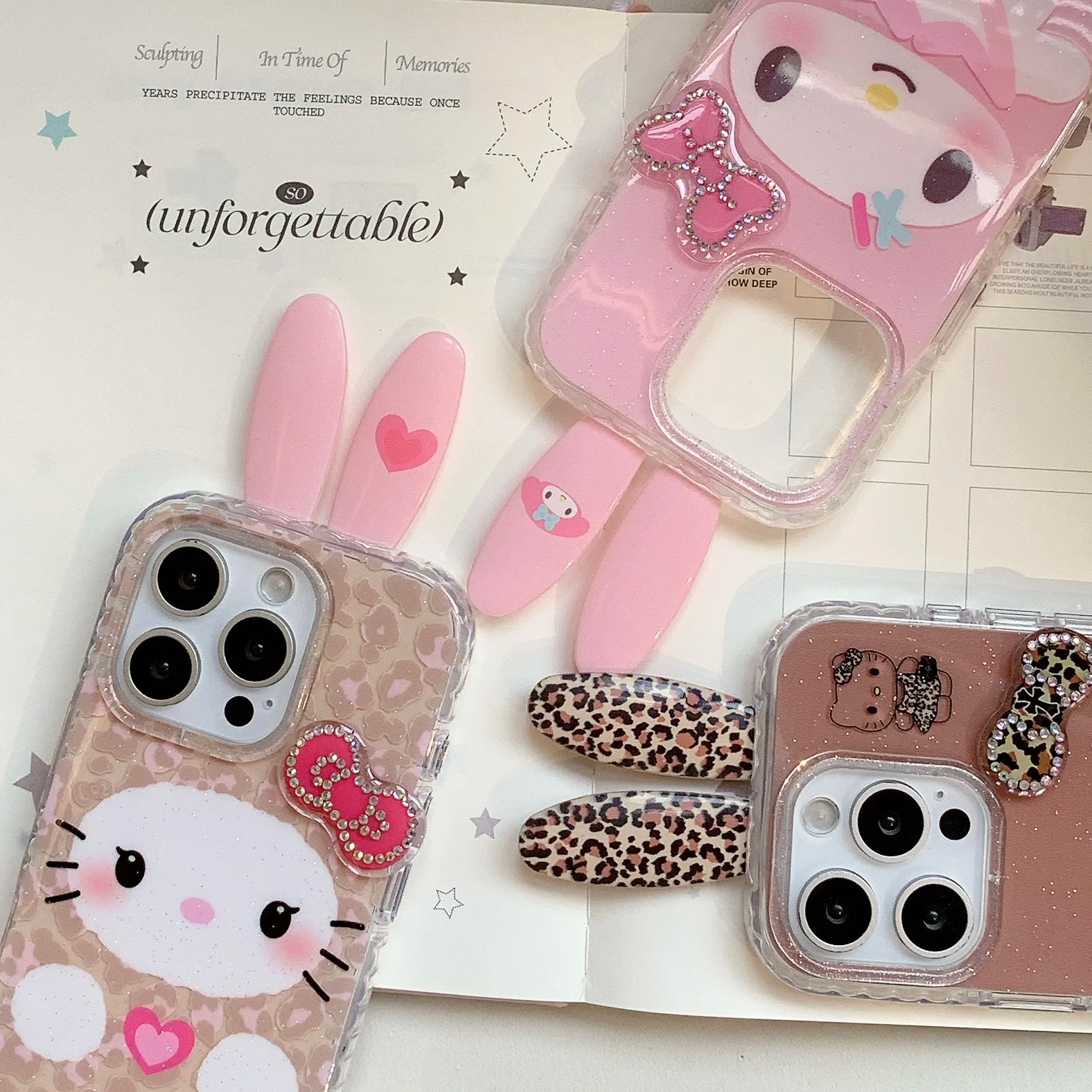 Super Cute Rabbit Ears Phone Case