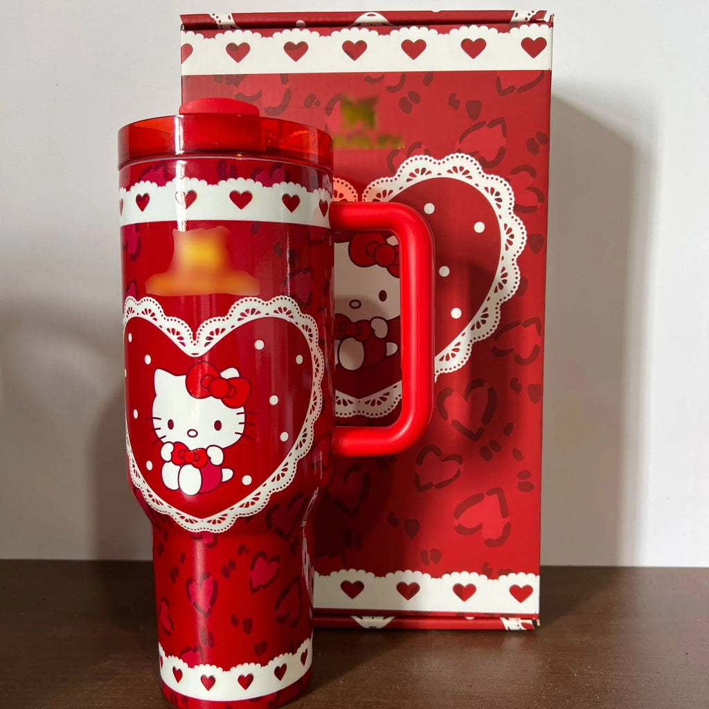 Kawaii Cup 40oz Quencher Tumbler With Handle