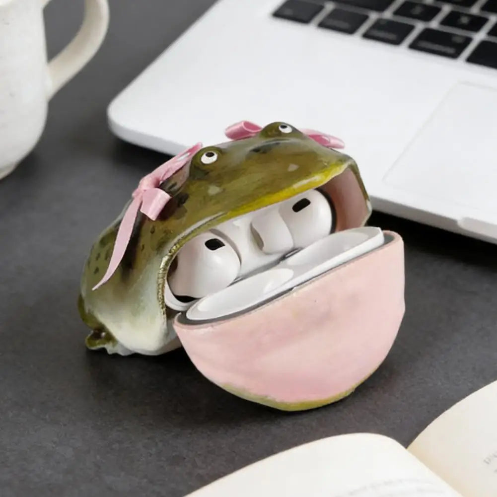 Bow Frog Airpods Case