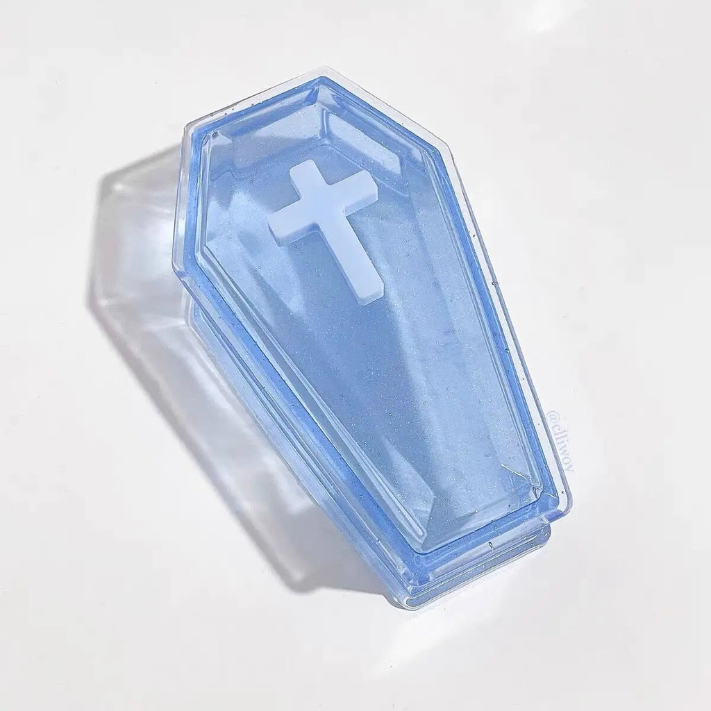 Cross Coffin Decoration Jewelry Storage Box