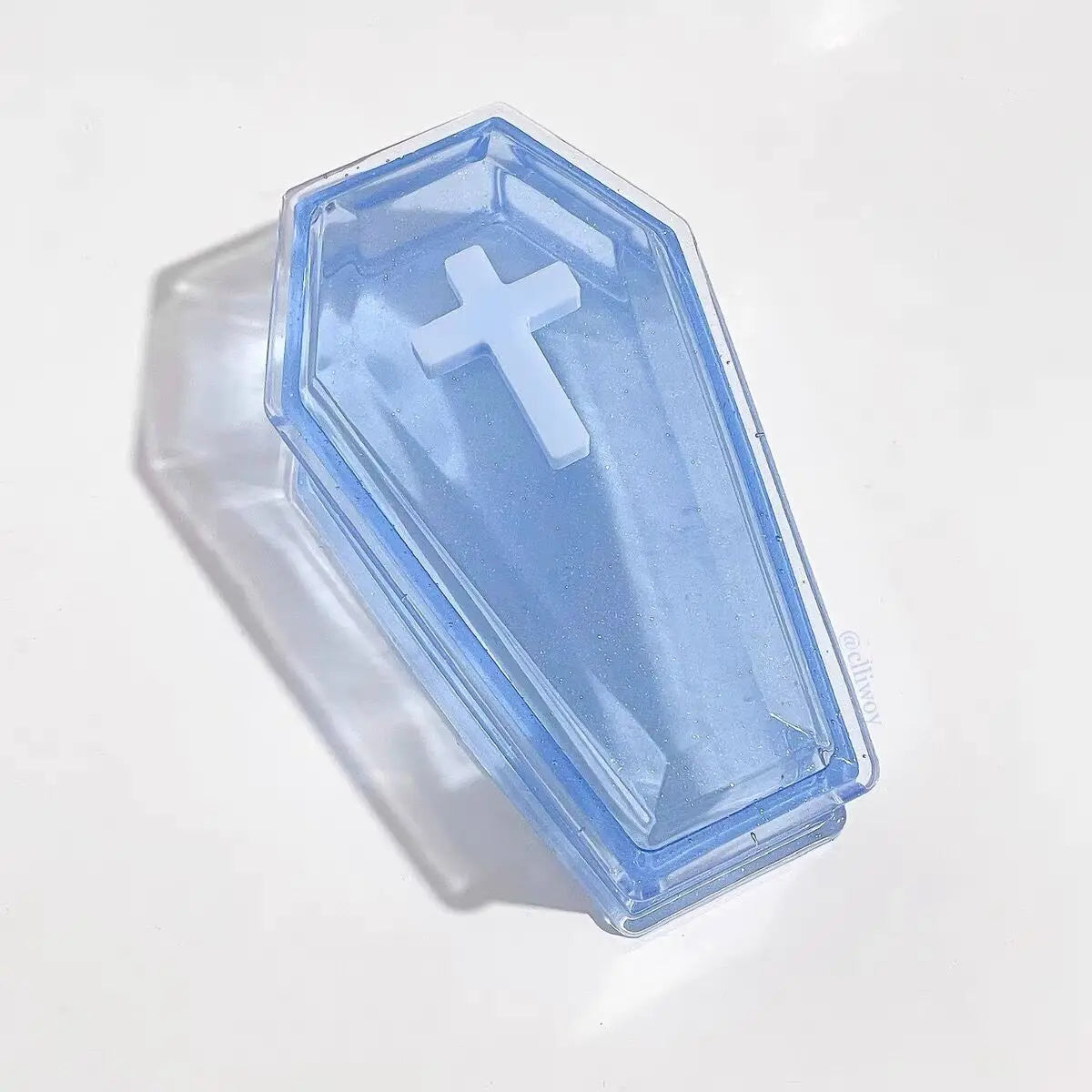 Cross Coffin Decoration Jewelry Storage Box