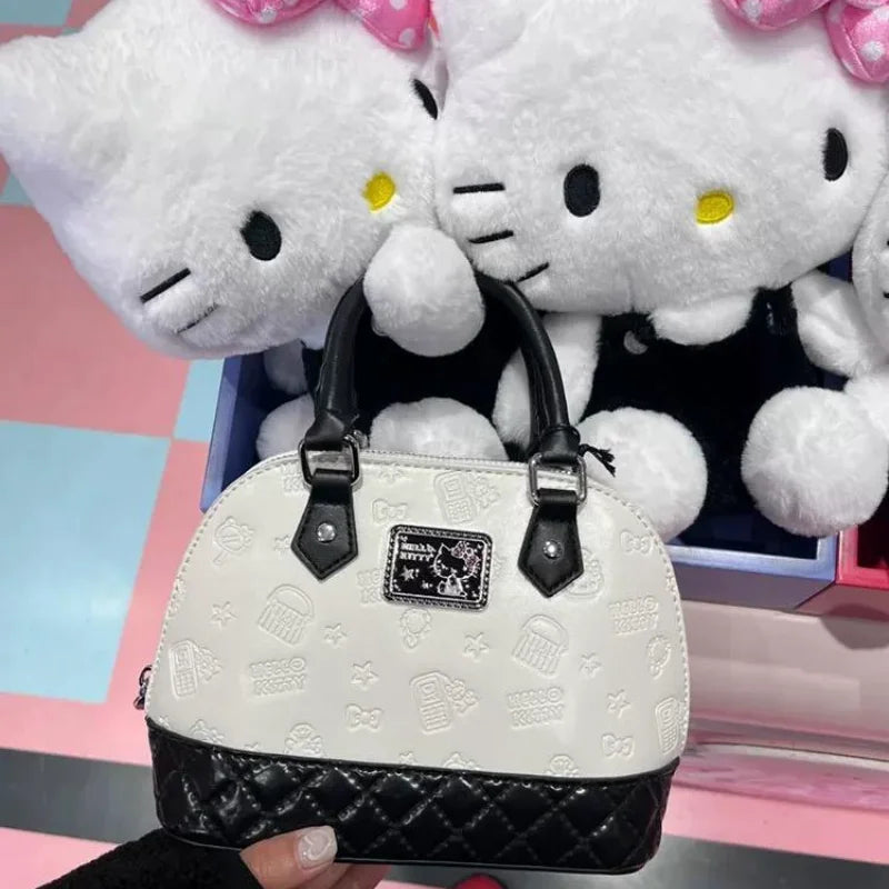 Black White Classic Handbag