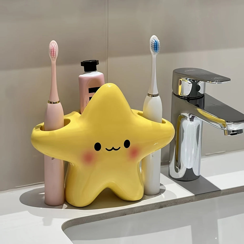 Cute Star Shaped Toothbrush Holder