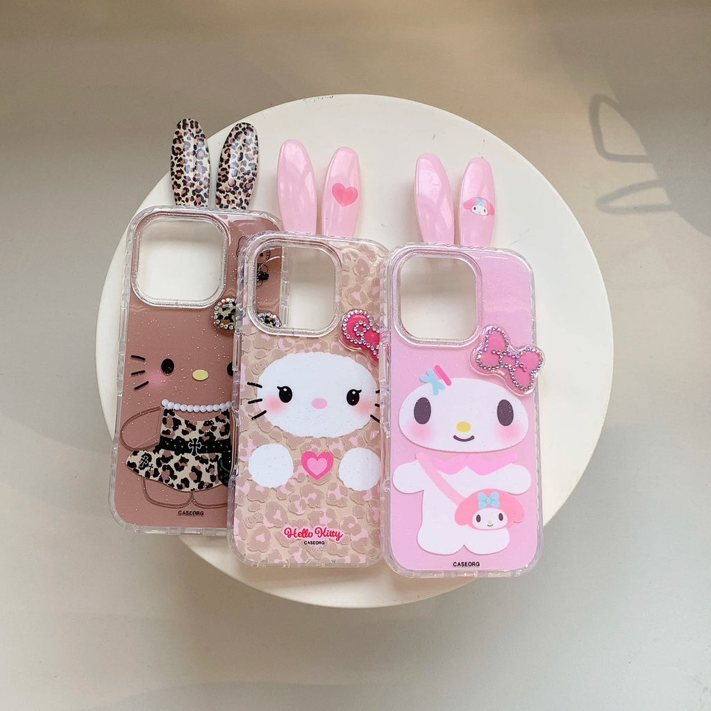 Super Cute Rabbit Ears Phone Case