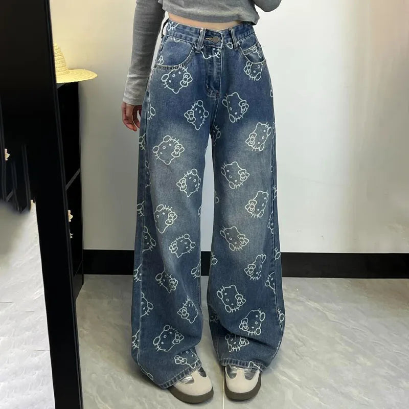 Kawaii Y2K Denim Jean Pants