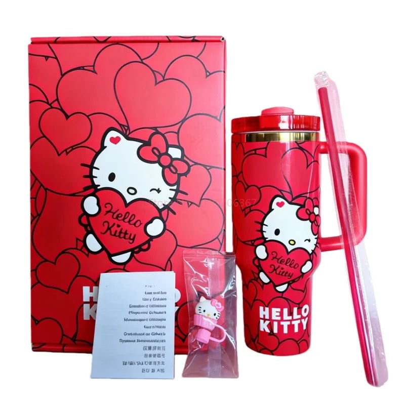 Kawaii Heart Water Bottle