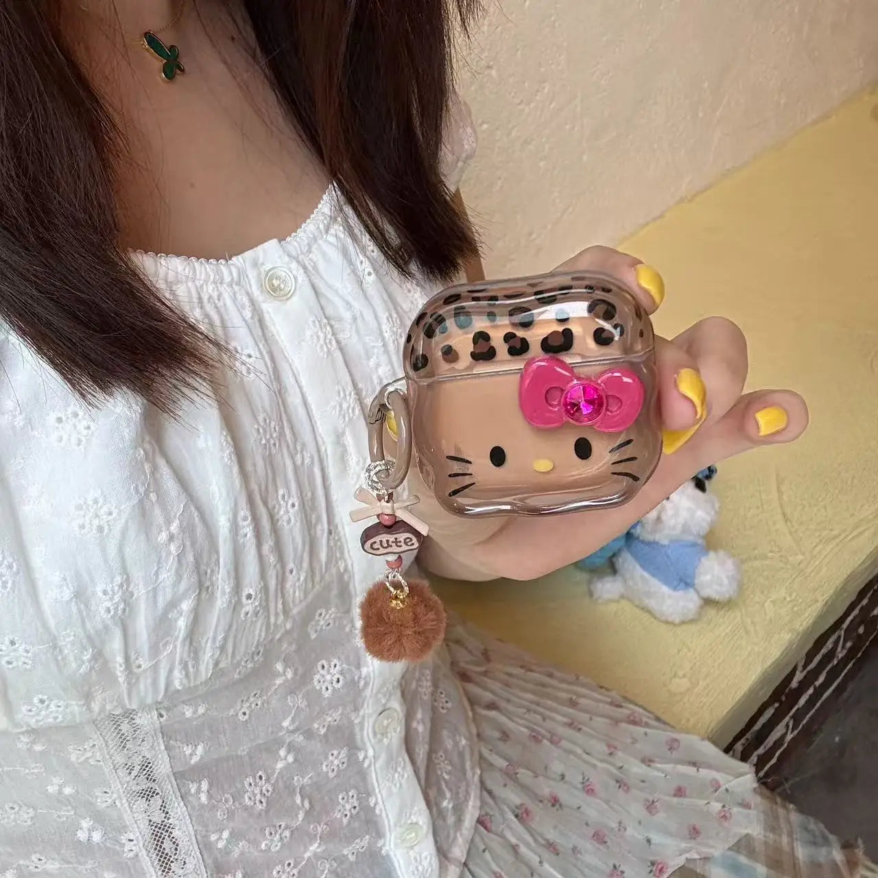 Cute Leopard AirPods Case