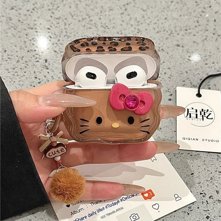 Cute Leopard AirPods Case