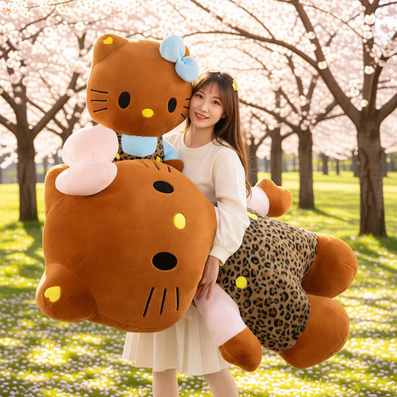 Leather Leopard Print Plushie