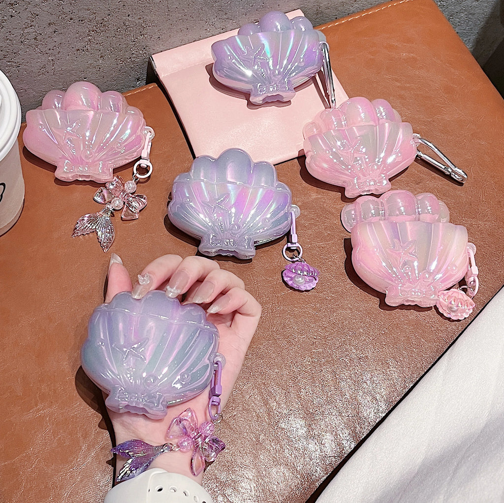 Seashell Clam Airpods Case