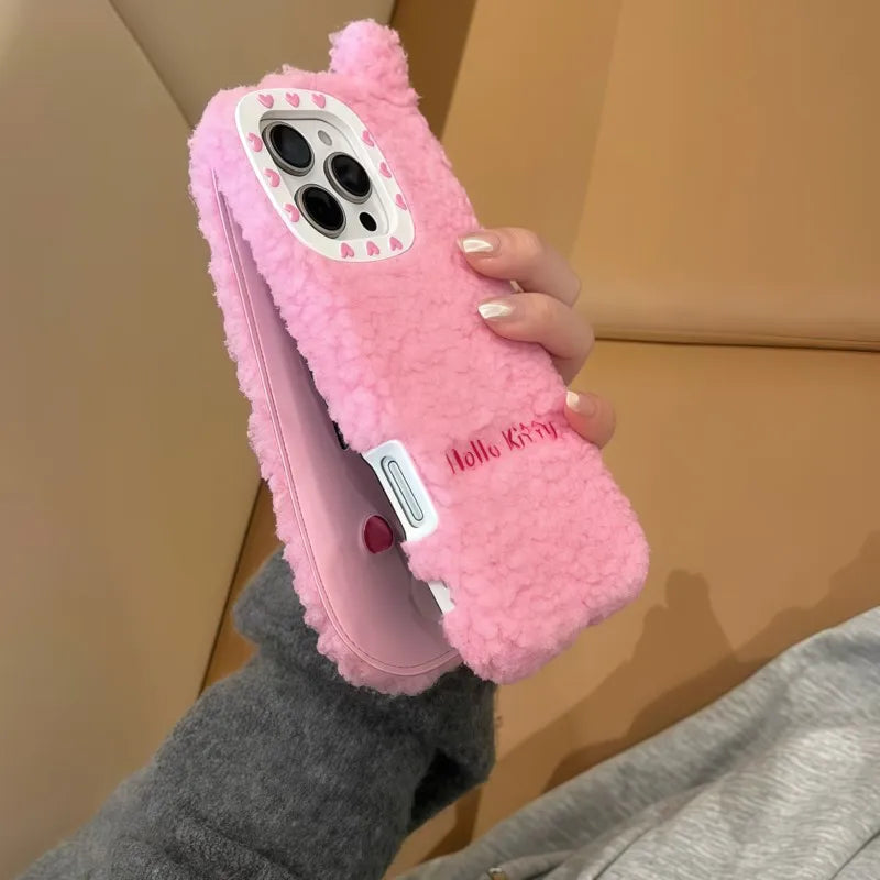 Fluffy Fuzzy Flip Phone Case