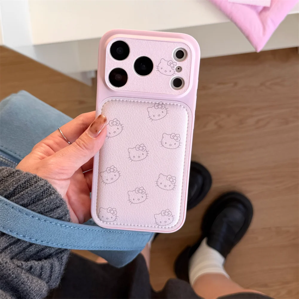Pink Kawaii Holder Phone Case