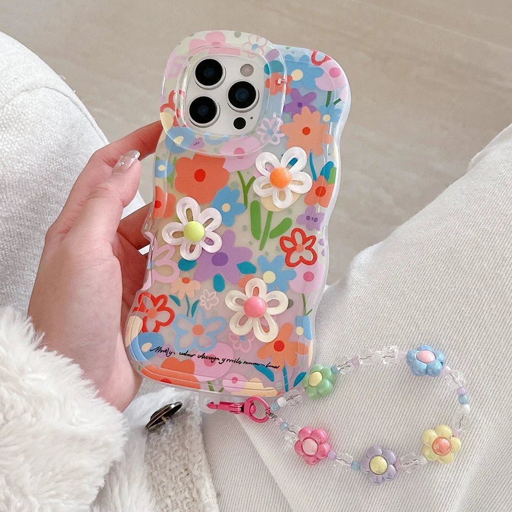 Bead Bracelet Chain Phone Case