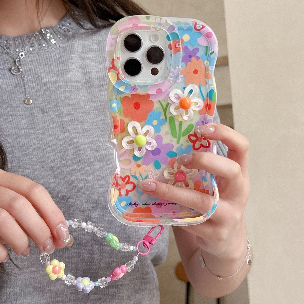 Bead Bracelet Chain Phone Case