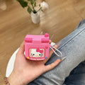 Pink Soft Silicone Airpods Case