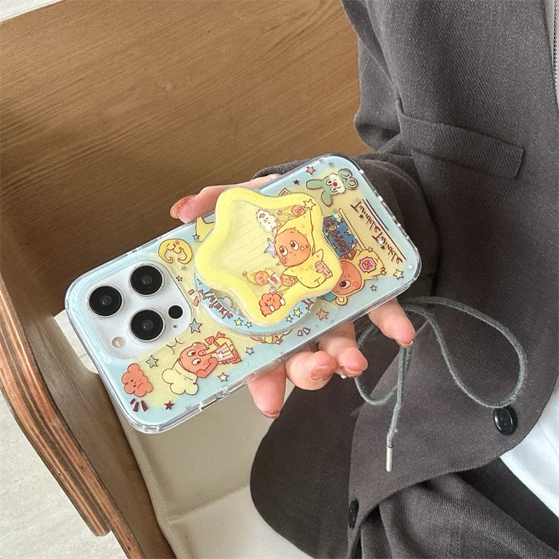 Kawaii Cartoon Star Baby Magnetic Phone Case