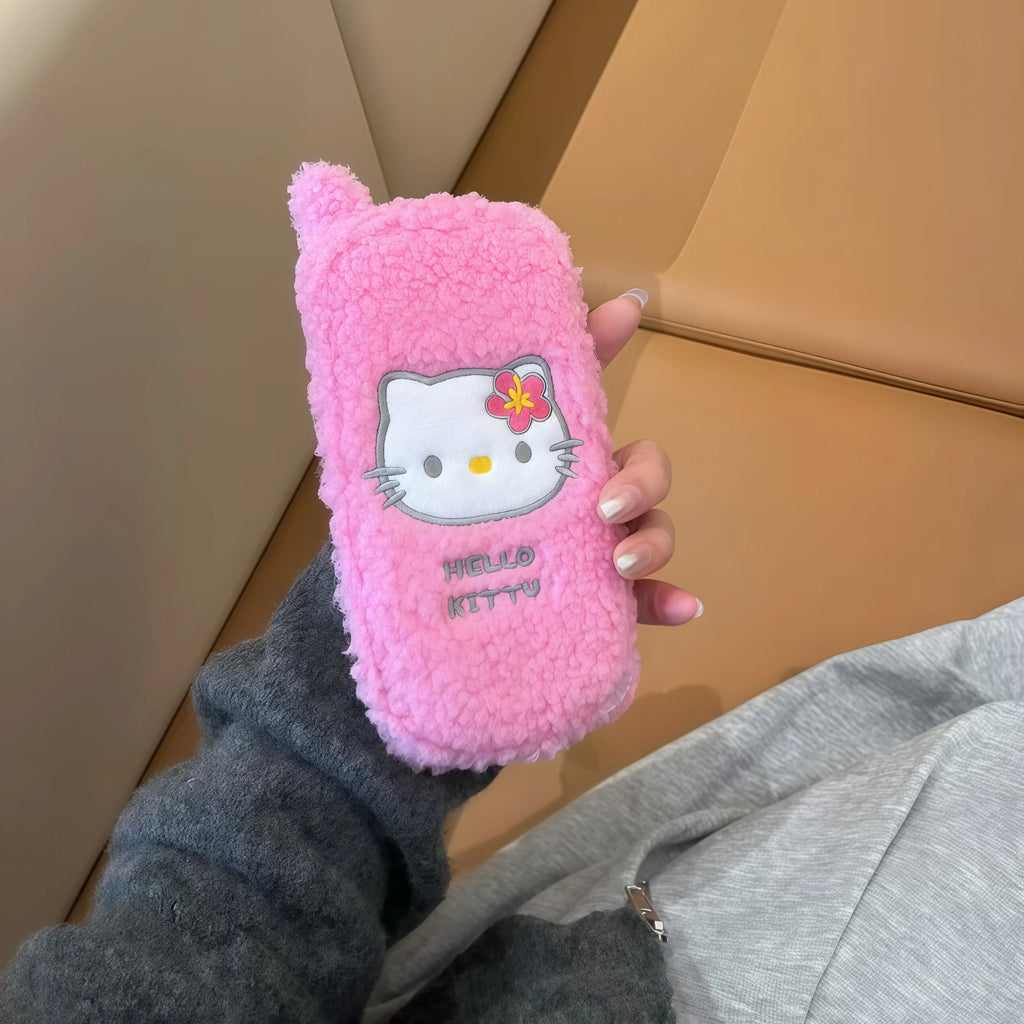 Fluffy Fuzzy Flip Phone Case