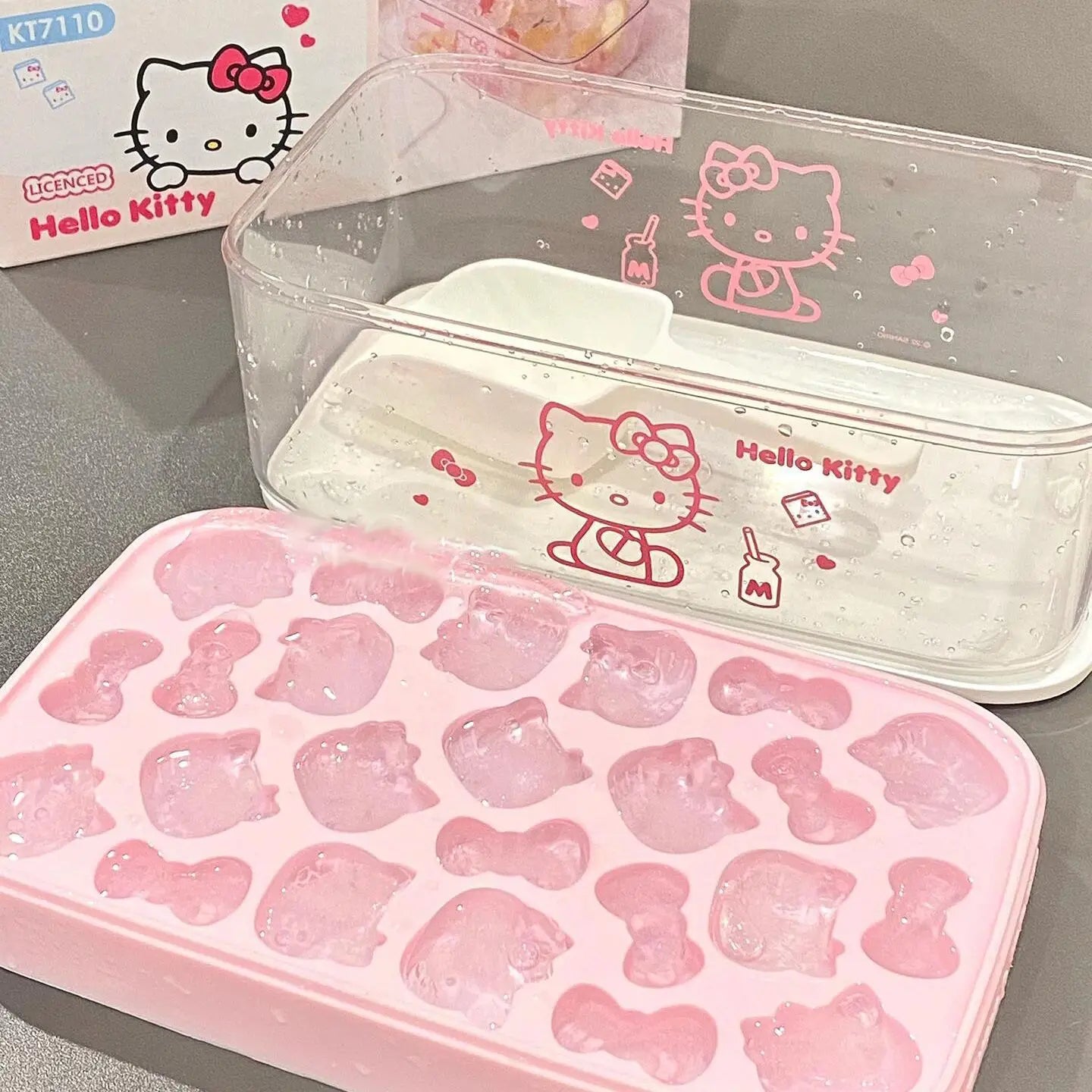 Pink Kawaii Ice Tray Mold