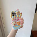 Hello Dessert Chef Bear Kawaii 3D Cartoon Soft Silicone Phone Case