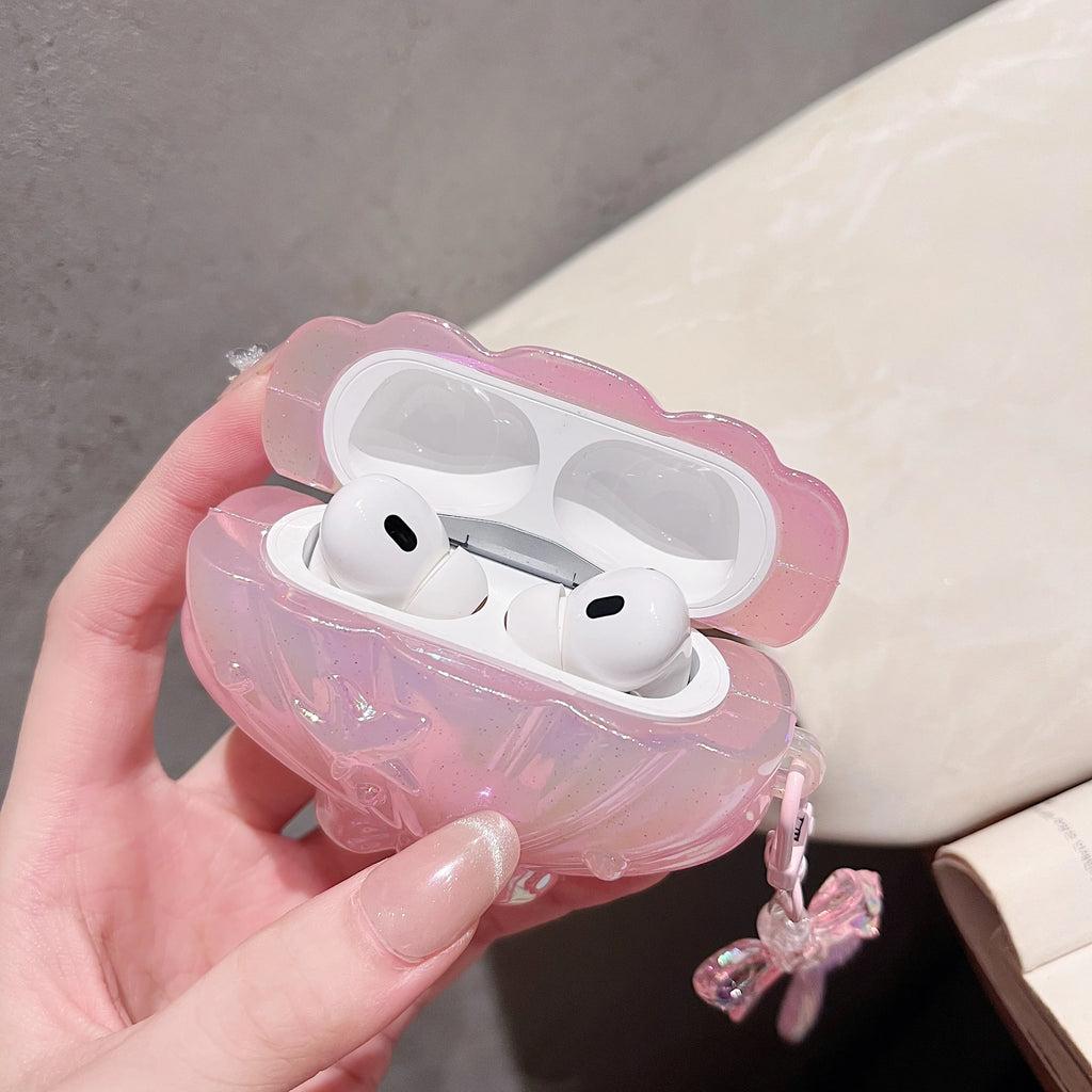 Seashell Clam Airpods Case