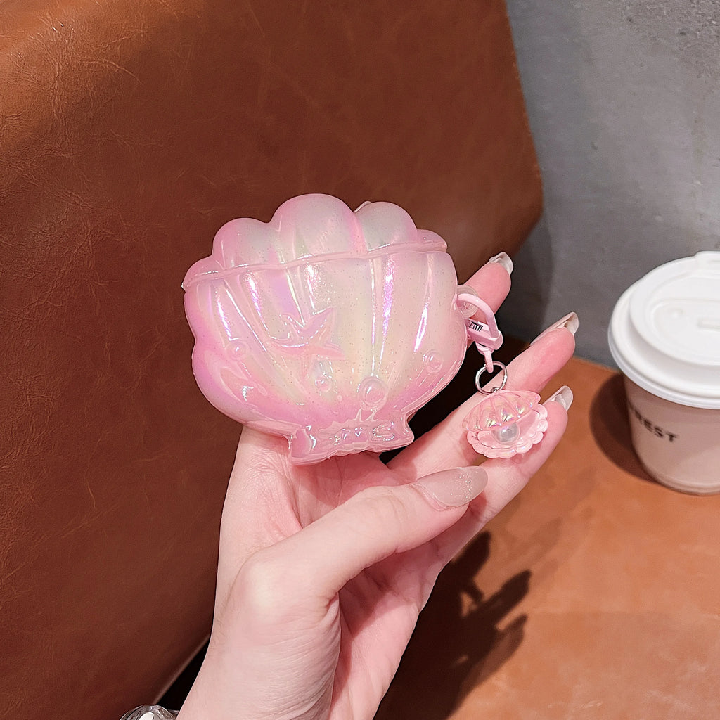 Seashell Clam Airpods Case