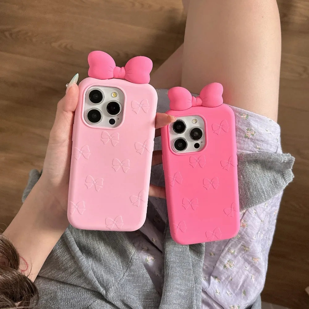 Bow Silicone Phone Case