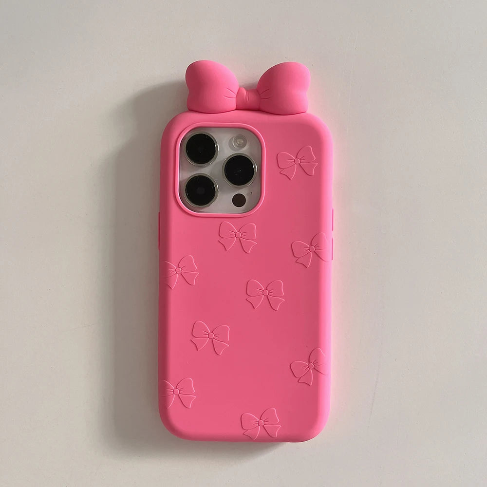 Bow Silicone Phone Case