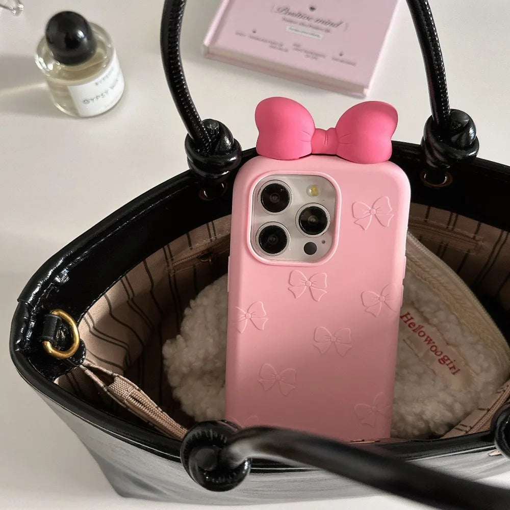 Bow Silicone Phone Case