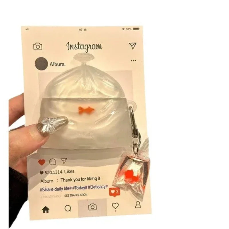 Fish Bag Airpods Case