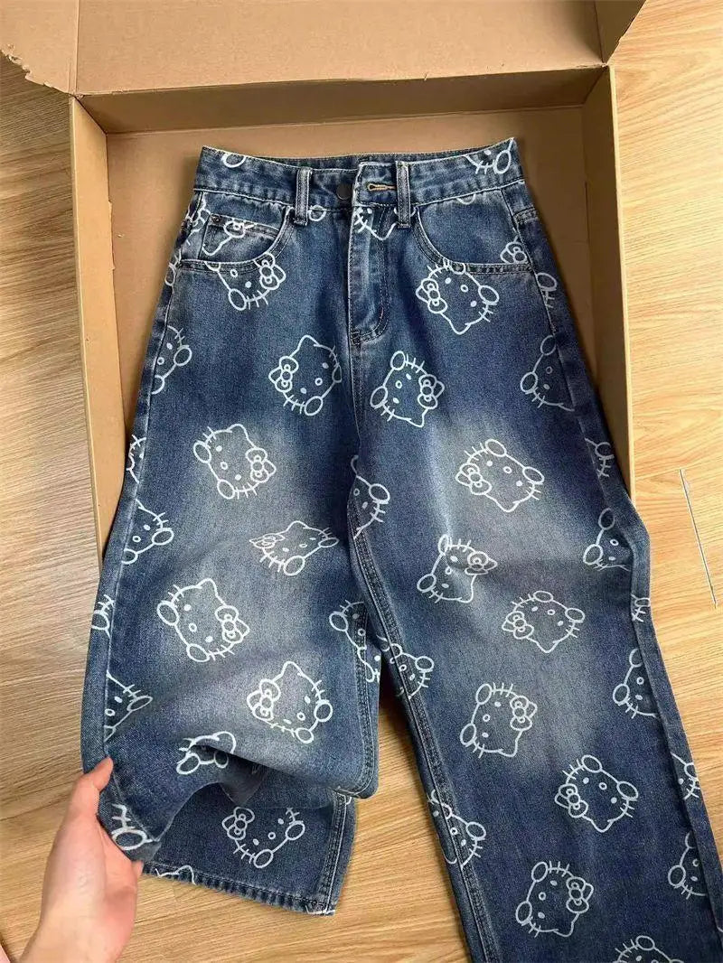 Kawaii Y2K Denim Jean Pants