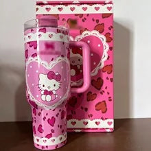 Kawaii Cup 40oz Quencher Tumbler With Handle