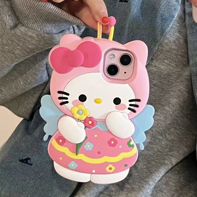 Butterfly Fairy Kitty Soft Silicone Phone Case